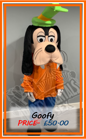 Goofy Mascot Costume Hire In Essex