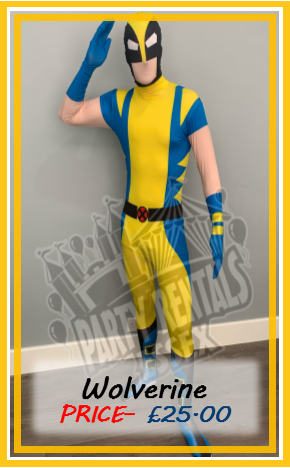 Wolverine Costume Hire In Essex